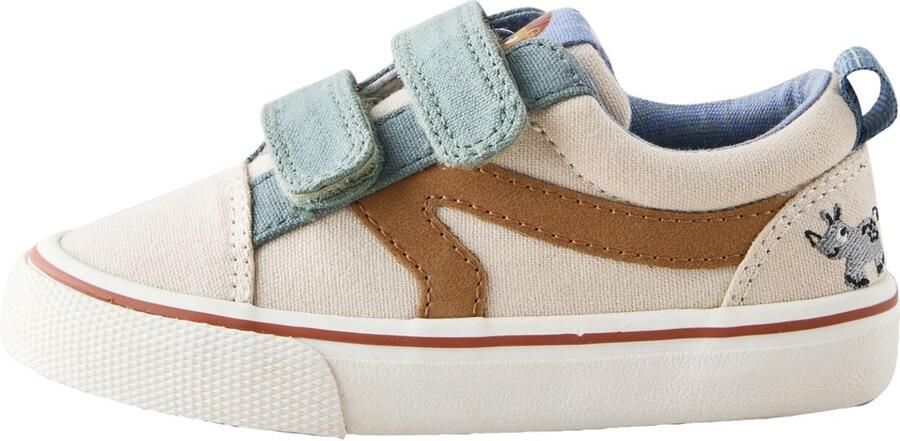 Next Jongens Sneakers met klittenbandsluiting en brede pasvorm (G) Naturel