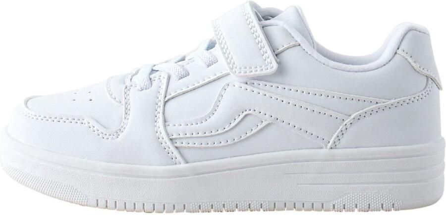 Next Jongens Sneakers met klittenbandsluiting en elastische veters Wit