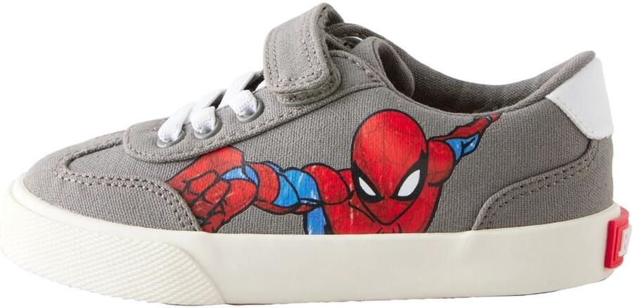 Next Jongens Spiderman sneakers met elastische veters klittenbandsluiting en brede pasvorm (G) Grijs
