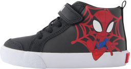 Next Jongens Spidey And Friends laarzen met klittenbandsluiting en elastische veters Zwart