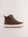 Next Jongens Warmgevoerde hoge laarzen Bruin - Chocolate