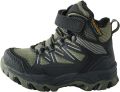 Next Jongens Waterbestendige wandelschoenen met klittenbandsluiting en elastische veters Groen - Groen/Zwart