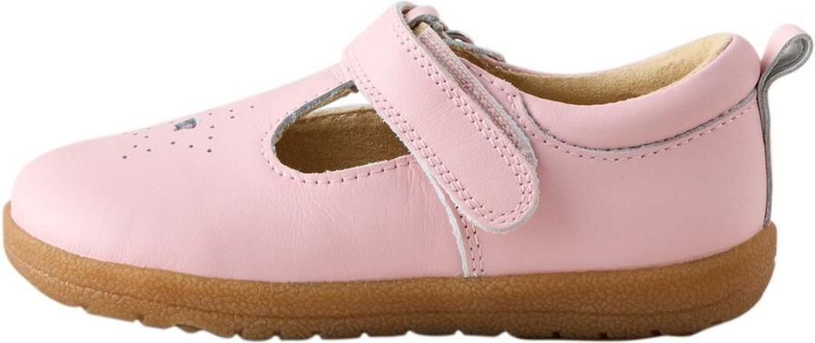 Next Meisjes Barefoot leren schoenen met klittenbandsluiting Roze