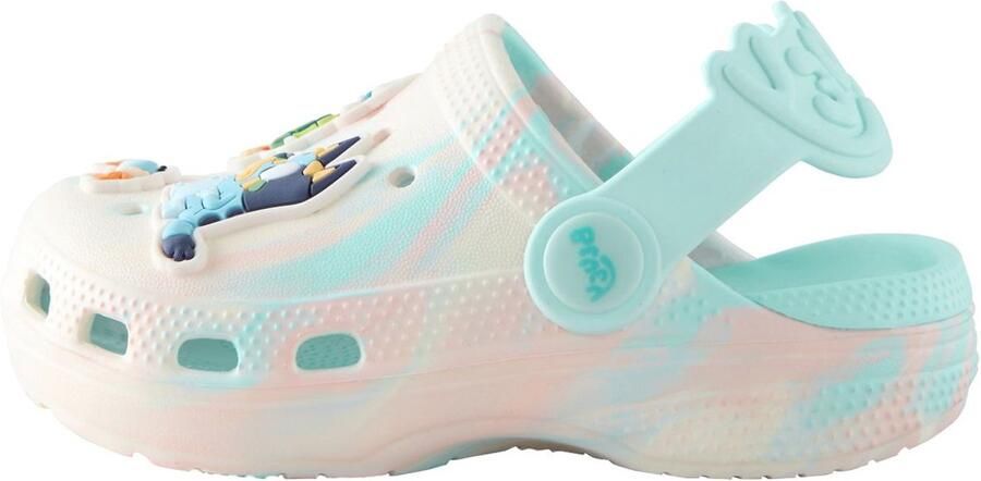 Next Meisjes Bluey clogs met figuurtjes Crème - Foto 1