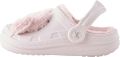 Next Meisjes Bontgevoerde pantoffelklompen Wit - Wit/Roze