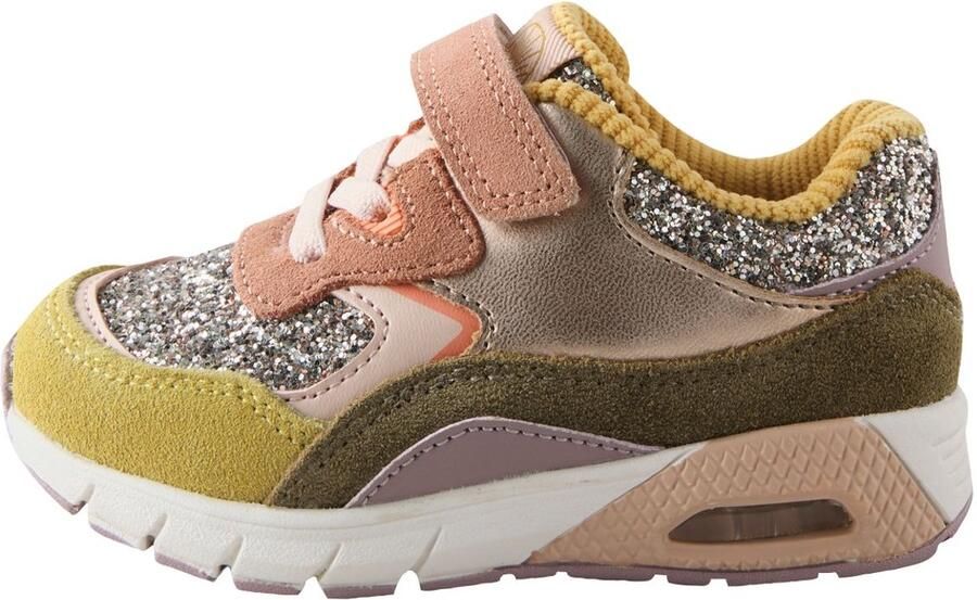 Next Meisjes Bubble sneakers met elastische veters en klittenbandsluiting Goud
