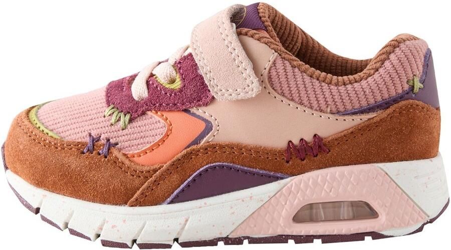 Next Meisjes Bubble sneakers met elastische veters en klittenbandsluiting Roze