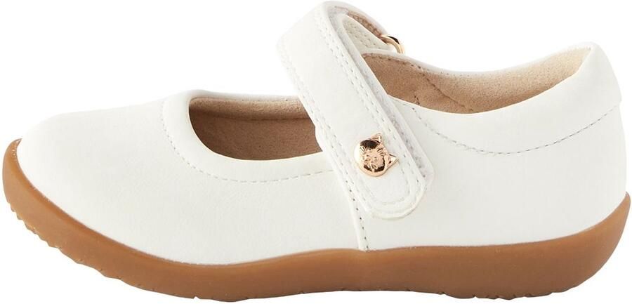 Next Meisjes Eerste loopschoenen Mary Jane-schoenen met brede pasvorm (G) Wit