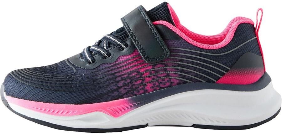 Next Meisjes Elastische veterschoenen met brede pasvorm (G) Blauw