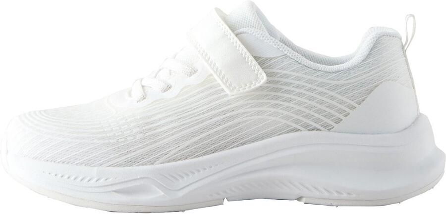 Next Meisjes Elastische veterschoenen met brede pasvorm (G) Wit