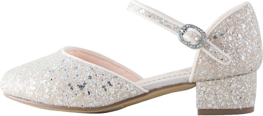 Next Meisjes Feestelijke schoenen met laag hakje bandje en brede pasvorm Wit