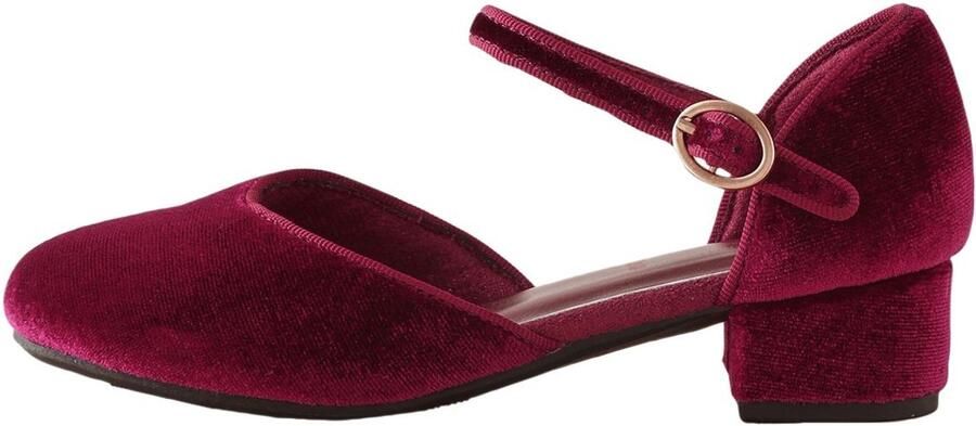 Next Meisjes Feestelijke schoenen met laag hakje en bandje Rood