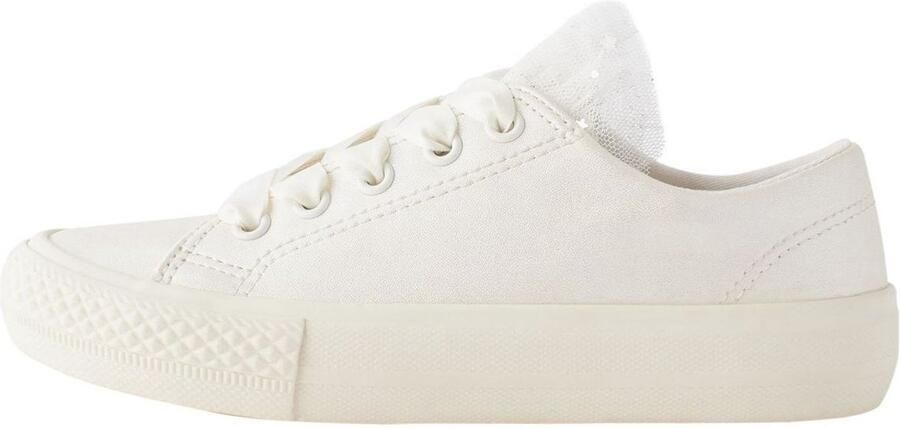 Next Meisjes Feestelijke sneakers met tule veters Wit