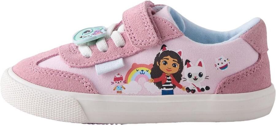 Next Meisjes Gabbys Dollhouse sneakers met elastische veters en klittenbandsluiting Paars
