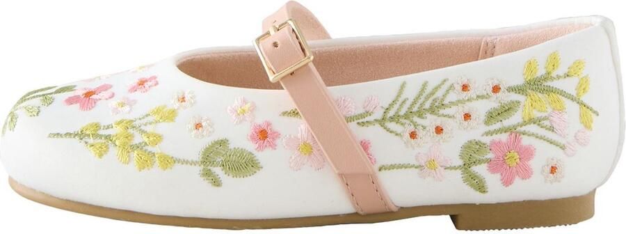 Next Meisjes Geborduurde Mary Jane gelegenheidsschoenen Wit