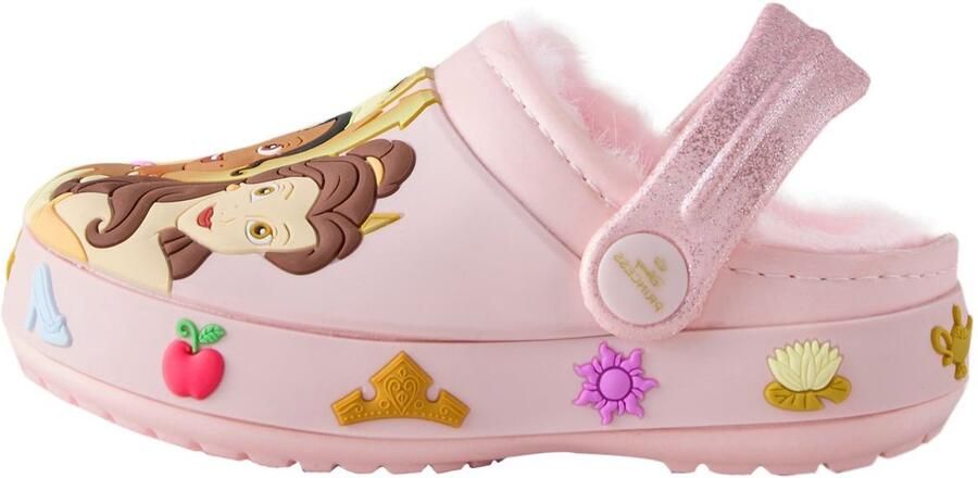 Next Meisjes Gevoerde Disney Princess pantoffelklompen Roze