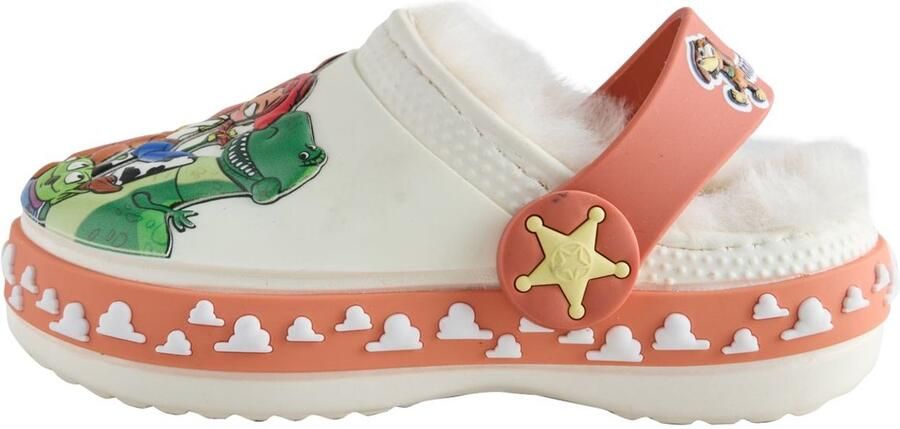 Next Meisjes Gevoerde Toy Story pantoffelklompen Crème