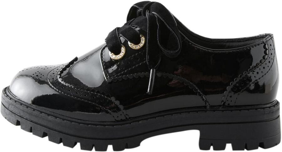 Next Meisjes Grove schoolbrogues met veters Zwart