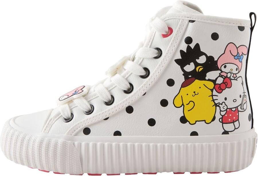 Next Meisjes Hello Kitty & Friends hoge sneakers Wit