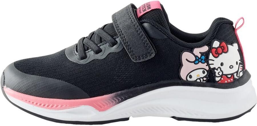 Next Meisjes Hello Kitty & Friends sneakers met elastische veters Zwart