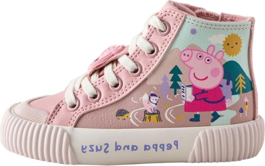 Next Meisjes Hoge Peppa Pig sneakers Roze