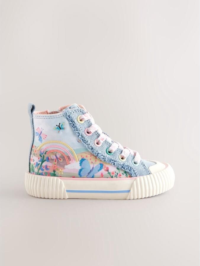 Next Meisjes Hoge sneakers Blauw