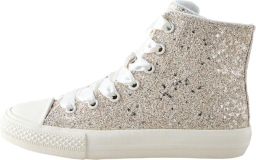 Next Meisjes Hoge sneakers met veters Metallic