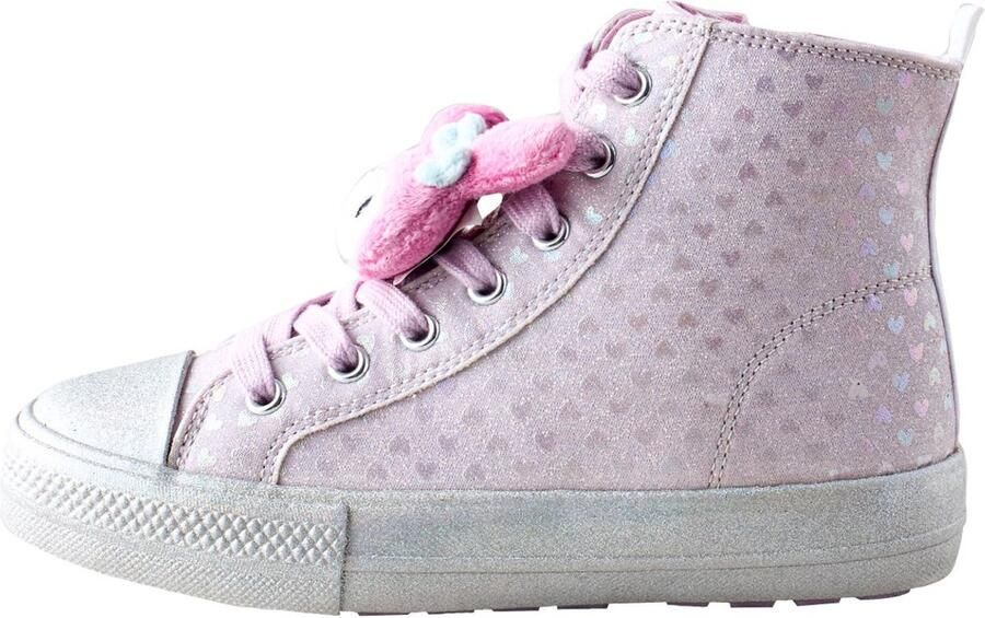 Next Meisjes Hoge sneakers met veters Paars