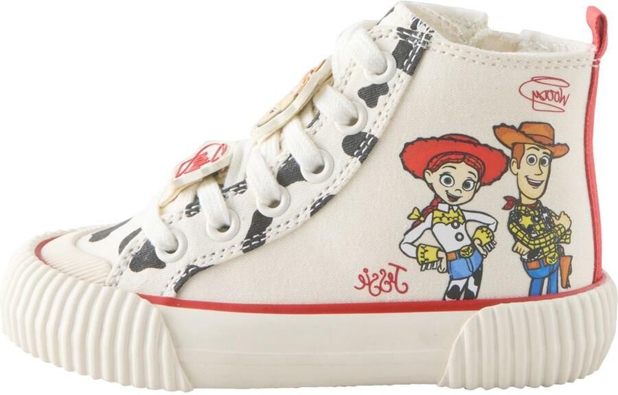 Next Meisjes Hoge Toy Story sneakers Crème