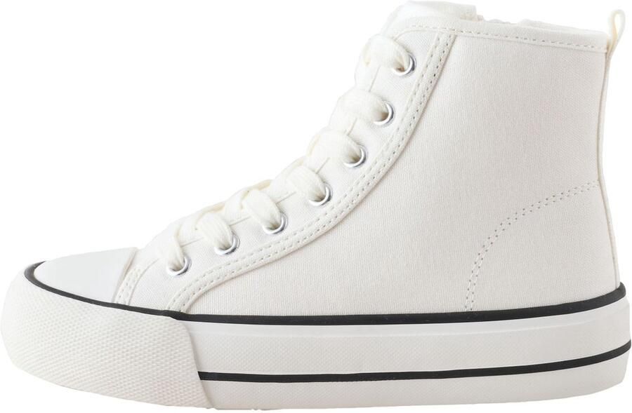 Next Meisjes Hoge vetersneakers Wit