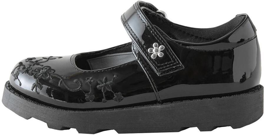 Next Meisjes Junior School Mary Jane schoenen Zwart