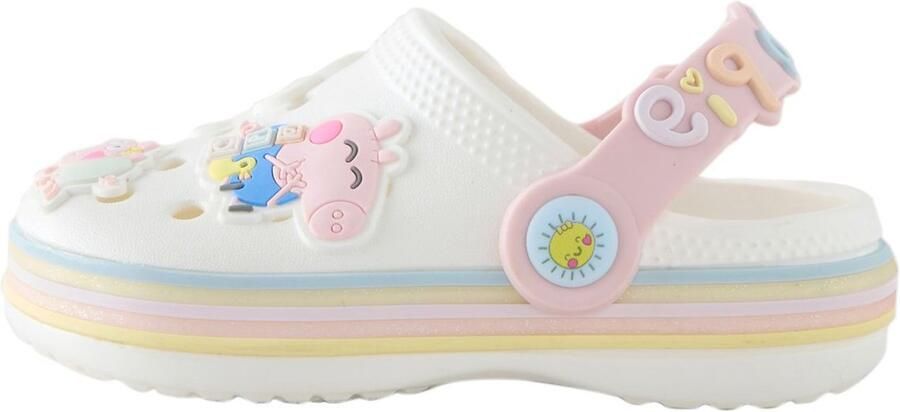 Next Meisjes Klompen met Peppa Pig-figuurtjes Crème