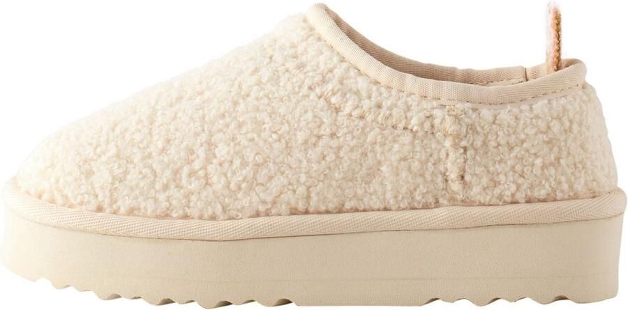 Next Meisjes Lage schoenen Shoot fleece gevoerde pantoffels Crème