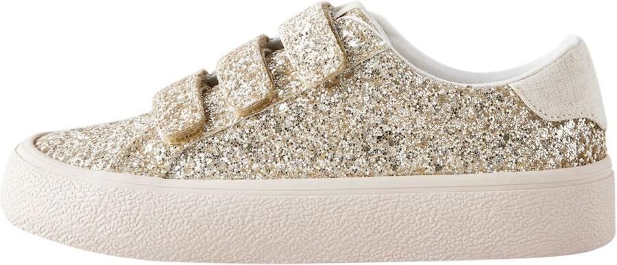 Next Meisjes Lage sneakers met brede pasvorm (G) Goud
