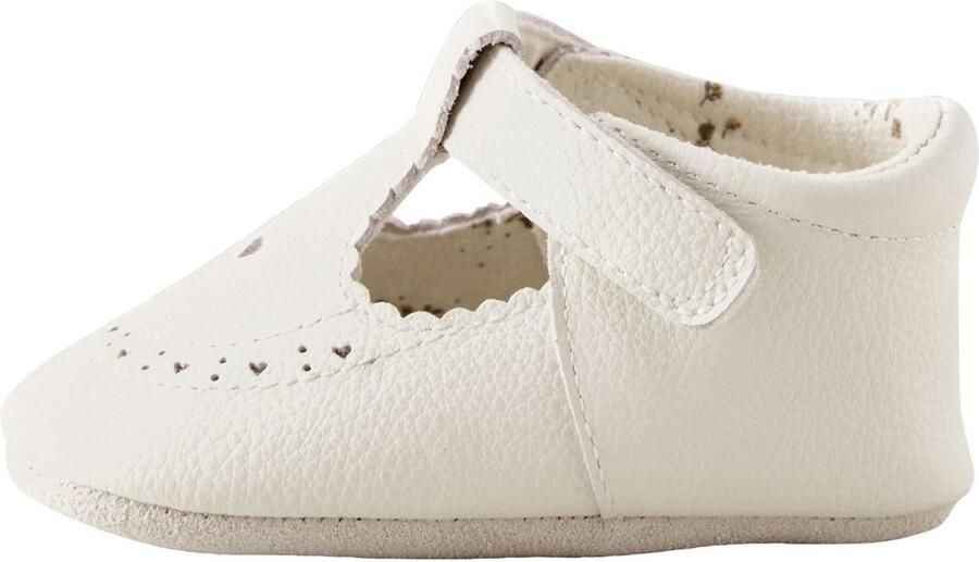 Next Meisjes Leren babyschoenen met T-bandje Wit