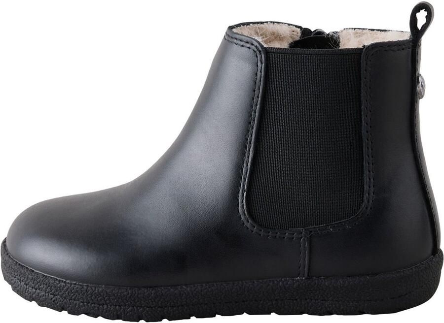 Next Meisjes Leren barefoot Chelsea-laarzen Zwart