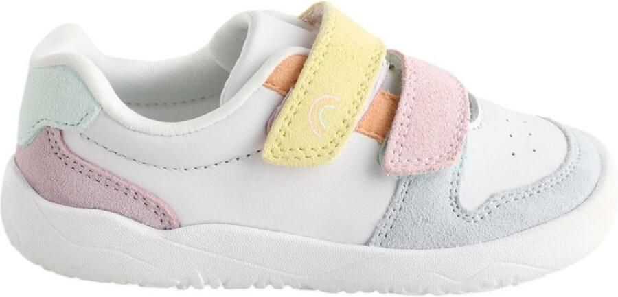 Next Meisjes Leren Barefoot-sneakers met klittenbandsluiting Wit