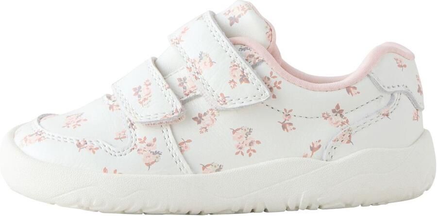 Next Meisjes Leren Barefoot-sneakers met klittenbandsluiting Wit