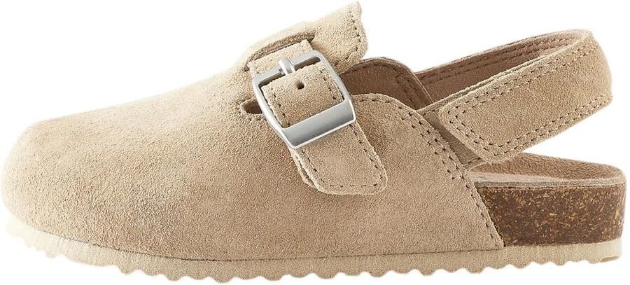 Next Meisjes Leren clogs Bruin