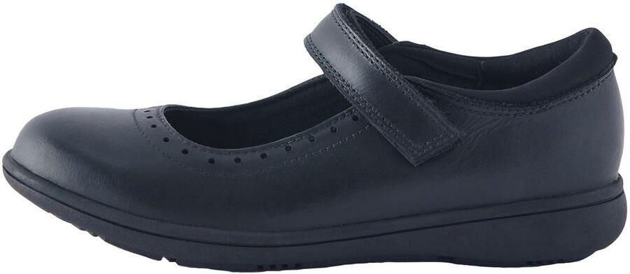 Next Meisjes Leren Mary Jane-schoolschoenen met brogue-details. Blauw