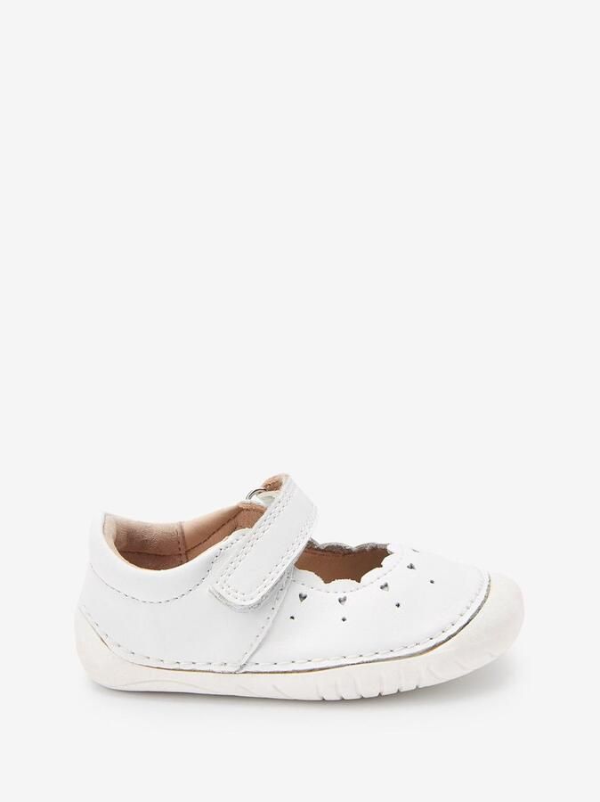 Next Meisjes Mary Jane babyschoenen met brede pasvorm (G) Wit