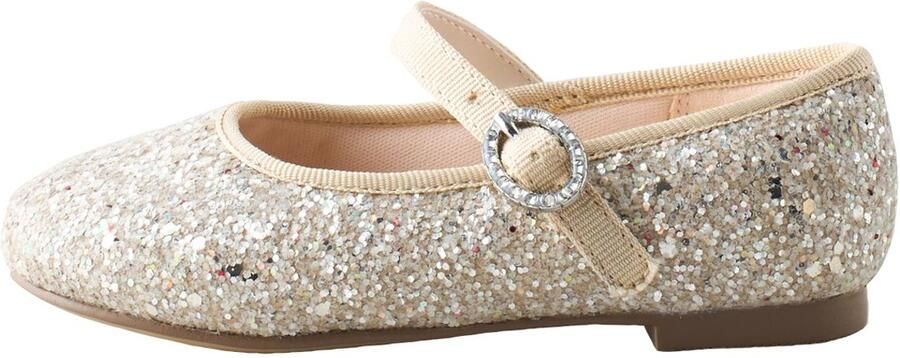 Next Meisjes Mary Jane-schoenen brede pasvorm bloemenmeisje speciale gelegenheid (G) Goud