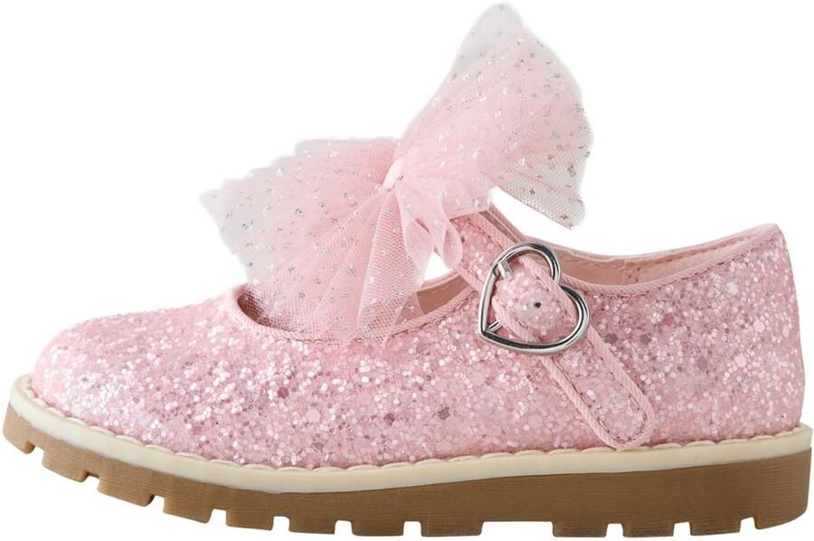 Next Meisjes Mary Jane-schoenen met dikke strik en brede pasvorm (G) Roze