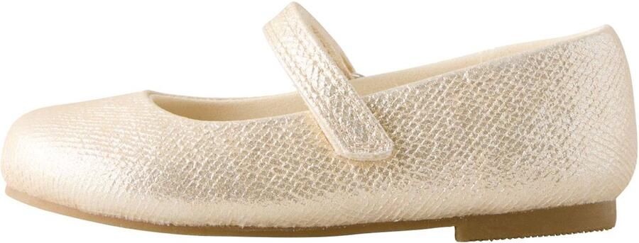 Next Meisjes Mary Jane-schoenen met klittenbandsluiting voor speciale gelegenheden brede pasvorm (G) Goud