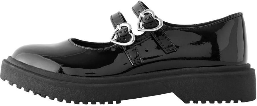 Next Meisjes Mary Jane-schoenen voor school met dikke zool en dubbele gesp Zwart