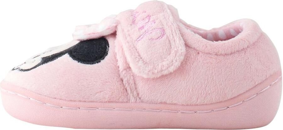 Next Meisjes Minnie Mouse pantoffels met antislipzool Roze