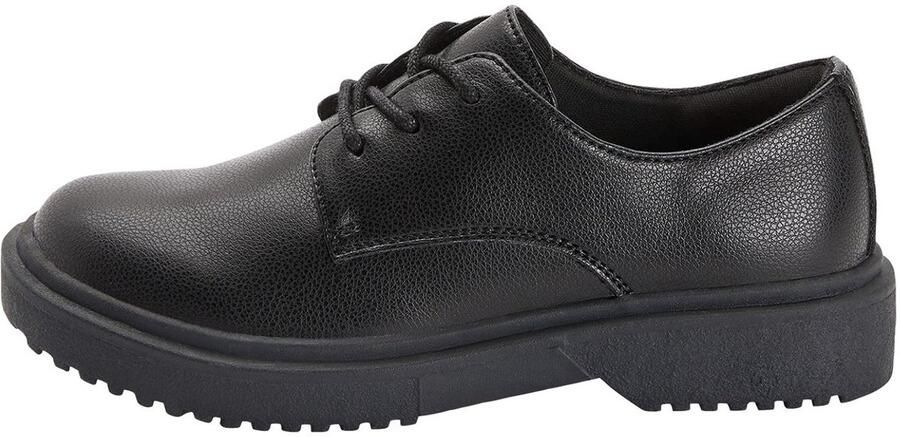 Next Meisjes Schoolschoenen met brede pasvorm en vetersluiting (G) Zwart