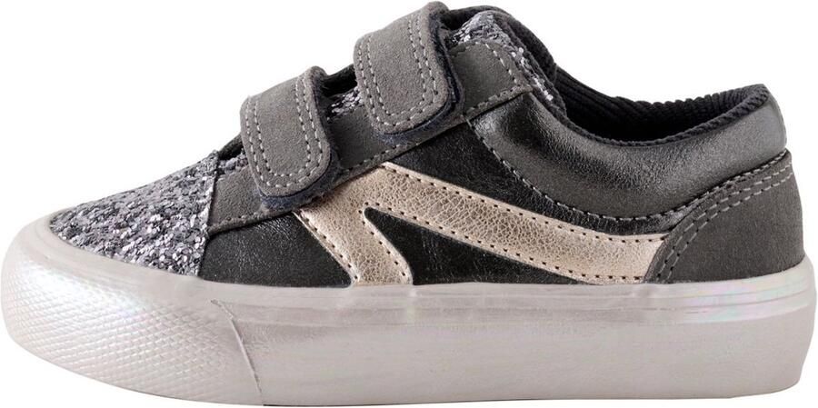 Next Meisjes Sneakers met klittenbandsluiting en brede pasvorm (G) Grijs