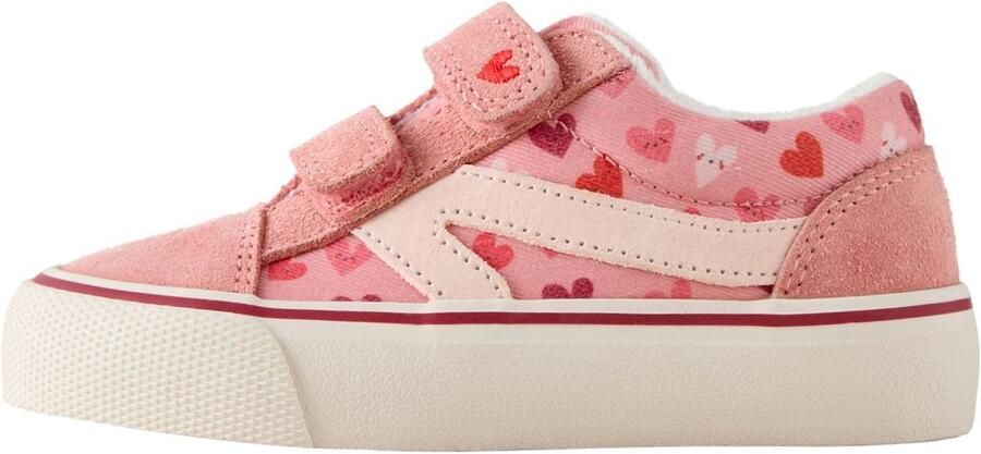 Next Meisjes Sneakers met klittenbandsluiting en brede pasvorm (G) Roze