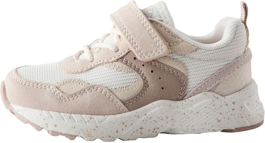 Next Meisjes Sneakers met klittenbandsluiting elastische veters en brede pasvorm (G) Bruin